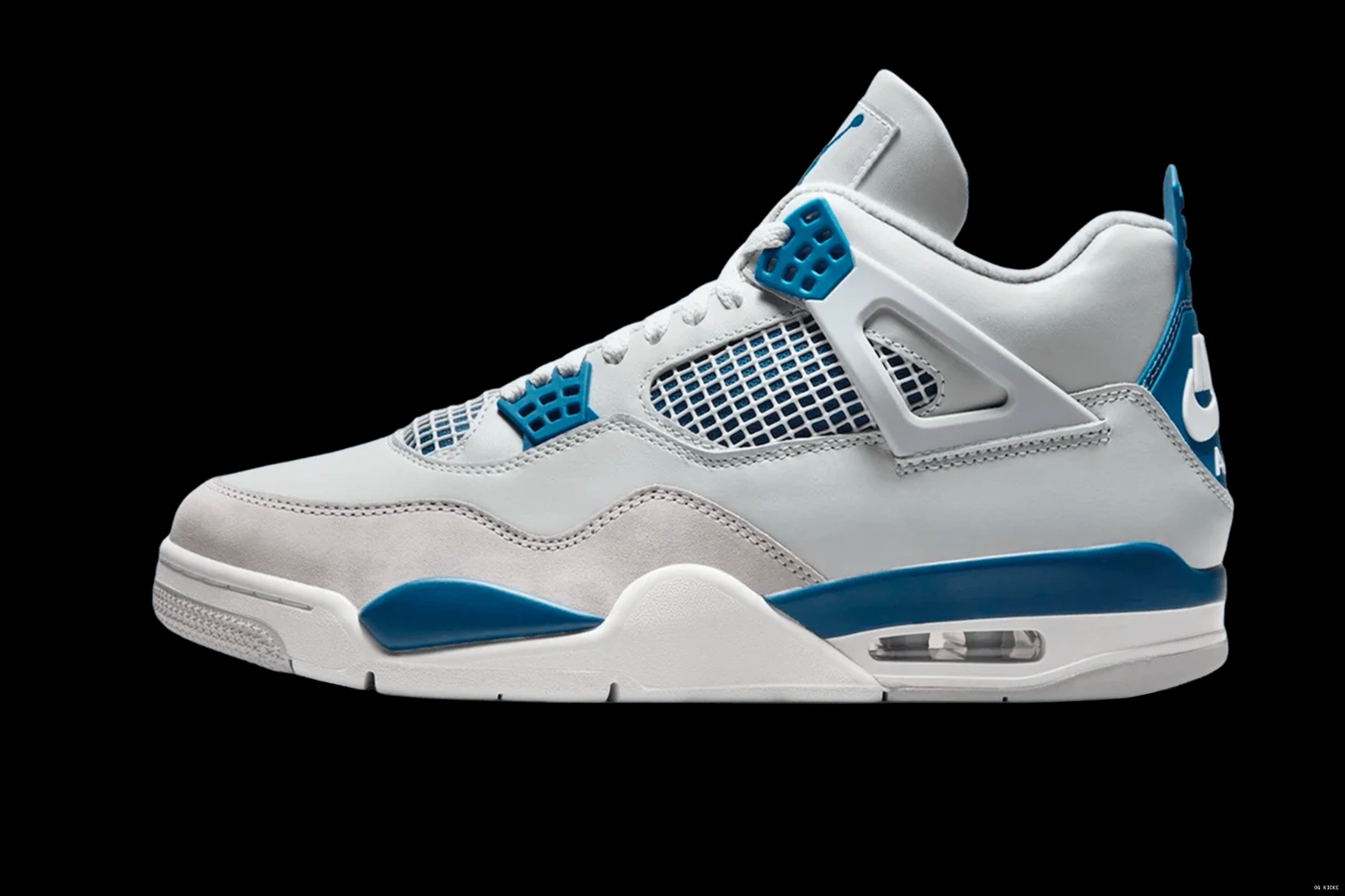 Blue Jordan 4 2024 Military Retro 0729